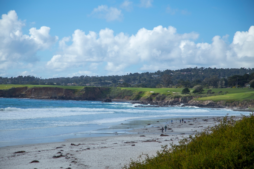 view of Pebble beach from Carmel by the sea